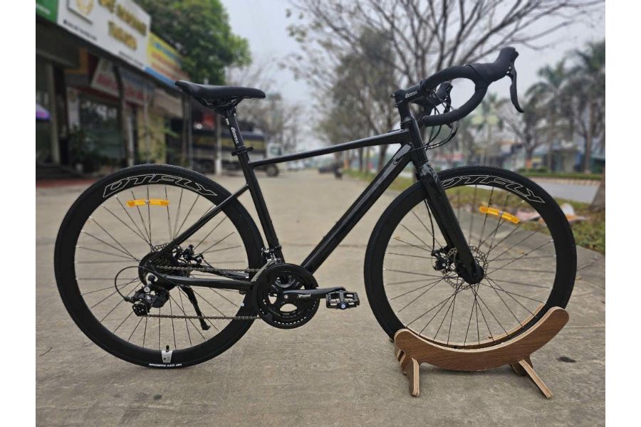 Xe đạp đua road Dtfly sr7 39 Xe đạp đua Road Dtfly Sr7 Màu đen ảnh Thật