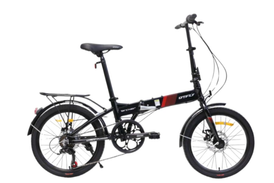 Xe đạp gấp Dtfly P8 45 Xe đạp Gấp Dtfly P8 Màu đen