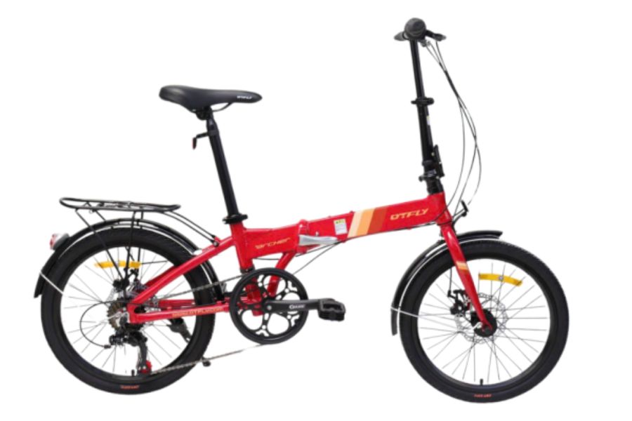 Xe đạp gấp Dtfly P8 46 Xe đạp Gấp Dtfly P8 Màu đỏ