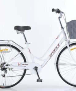 Xe đạp nữ Dtfly City 27 Xe đạp Nữ Dtfly City Màu Trắng