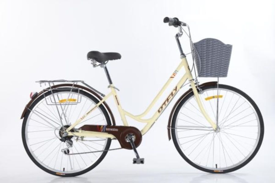 Xe đạp nữ Dtfly City 40 Xe đạp Nữ Dtfly City Màu Vàng