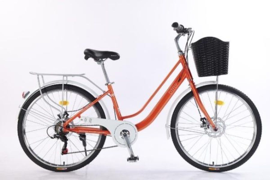 Xe đạp nữ mini Dtfly 2.0 15 Xe đạp Nữ Mini Dtfly 2.0 Màu Cam