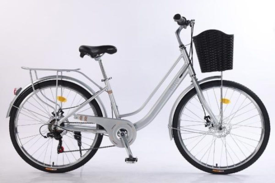 Xe đạp nữ mini Dtfly 2.0 17 Xe đạp Nữ Mini Dtfly 2.0 Màu Xám