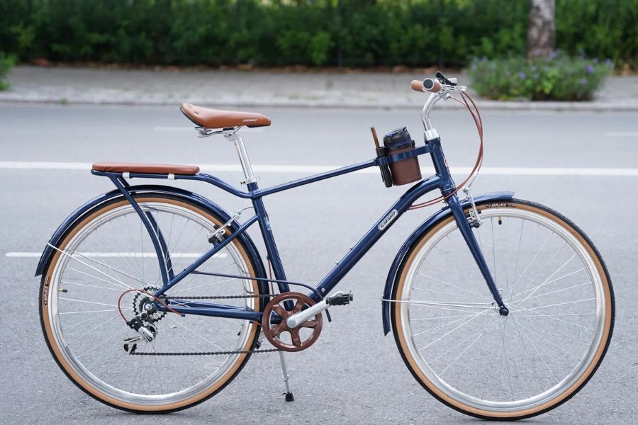 Xe đạp touring Satako Colona 33 Xe đạp Touring Satako Colona Màu Xanh Biển ảnh Thật