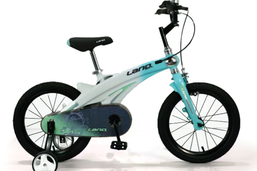 Xe đạp Trẻ Em 39 New Màu Xanh Trắng