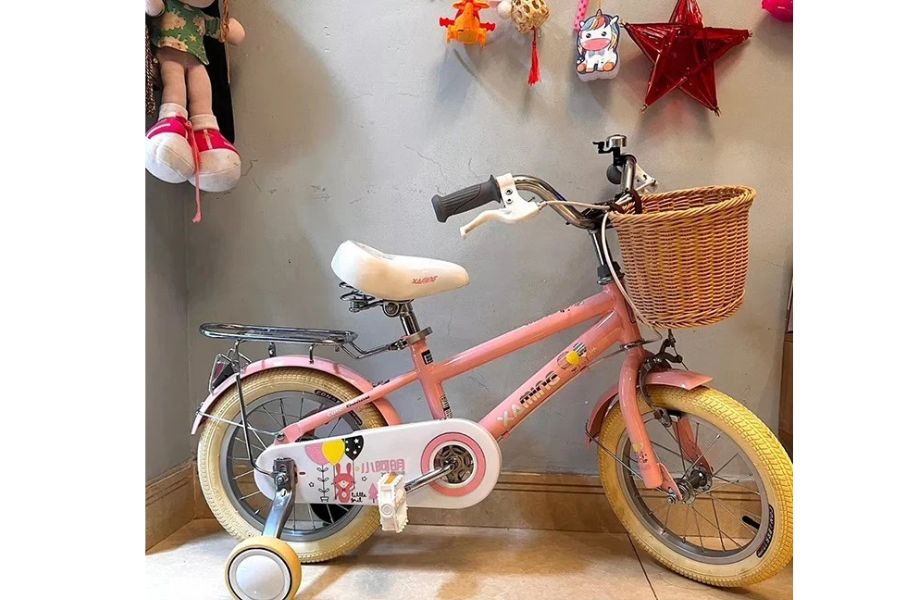 Xe đạp trẻ em Xaming 11 29 Xe đạp Trẻ Em Xaming 11 Màu Hồng ảnh Thật