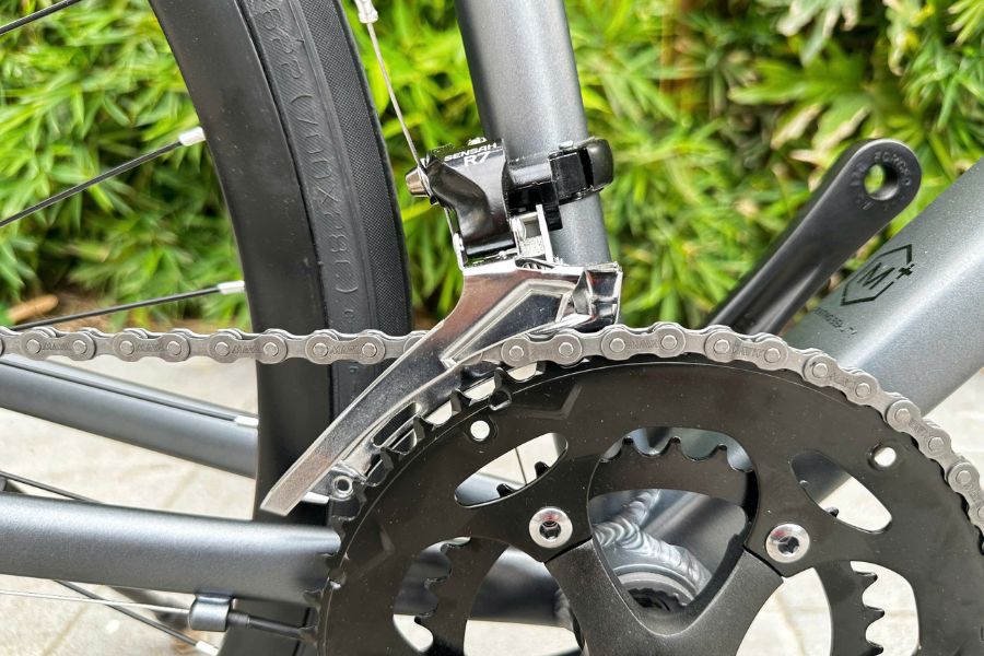 Xe đạp đua Senidas R200 45 Củ đề Trước Sensah R7 Xe đạp đua Senidas R200