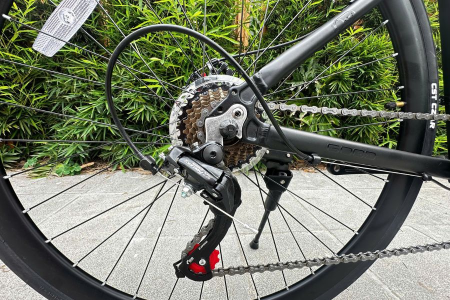 Xe đạp touring Senidas T200 53 Líp Và Củ đề Sau Shimano Tz500 Xe đap Touring Senidas T200