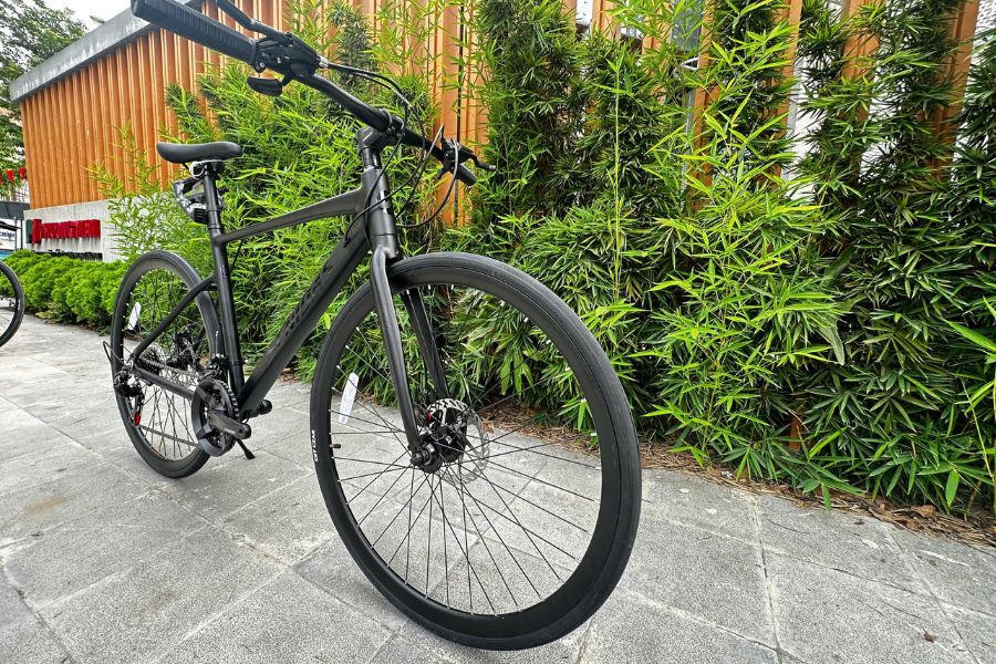 Xe đạp touring Senidas T200 51 Phía Trước Xe đap Touring Senidas T200