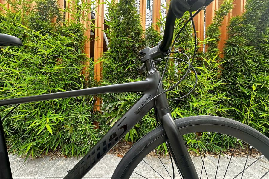 Xe đạp touring Senidas T200 55 Khung Không Mối Hàn Cáp âm Sườn Xe đap Touring Senidas T200