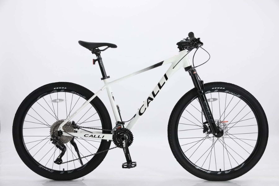 Xe đạp địa hình Calli 6100 giảm giá 600k 12 Xe đạp địa hình Calli 6100 màu trắng (2024)