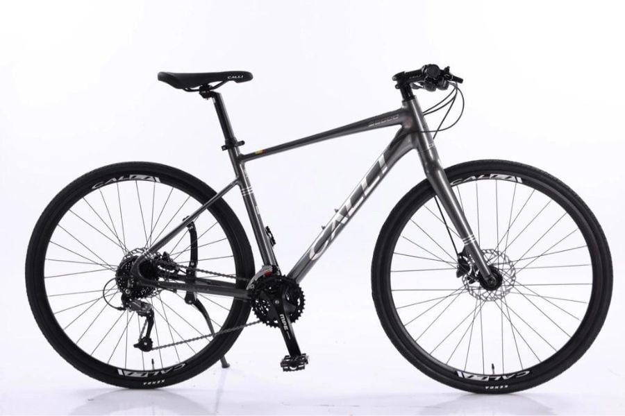 Xe đạp Calli S6000 nhận mã giảm giá 500K 12 Xe đạp Calli S6000 màu ghi