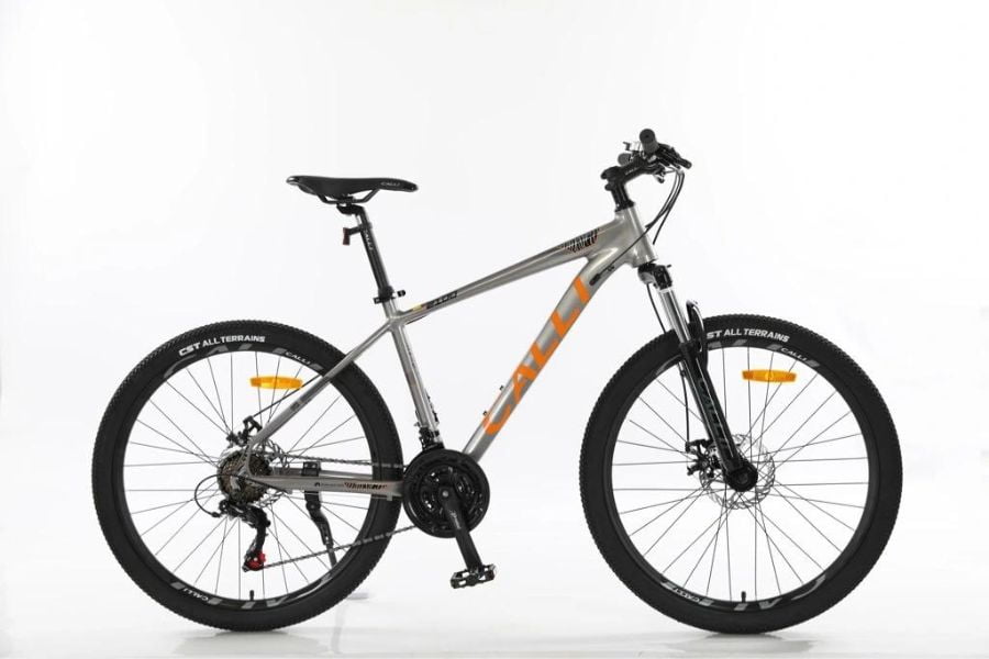 Xe đạp địa hình Calli 2100 giảm giá 260K 12 xe đạp Calli 2100 màu bạc