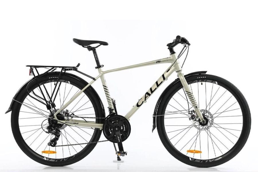 Xe đạp Touring Calli I5 nhận mã giảm giá 450K 9 xe đạp Calli I5 màu trắng sứ