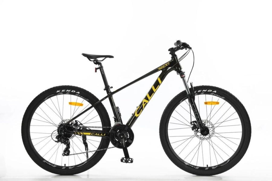 Xe đạp địa hình Calli 3600 giảm giá 300K 17 xe đạp calli 3600 màu đen vàng