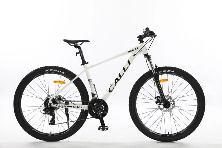 Xe đạp địa hình Calli 3600 giảm giá 300K 12 xe đạp calli 3600 màu trắng đen