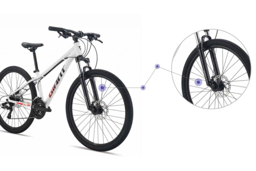 Xe đạp địa hình Giant ATX 26 bản 2024 chính hãng 13 Bộ bánh Xe đạp giant atx26 bản 2024