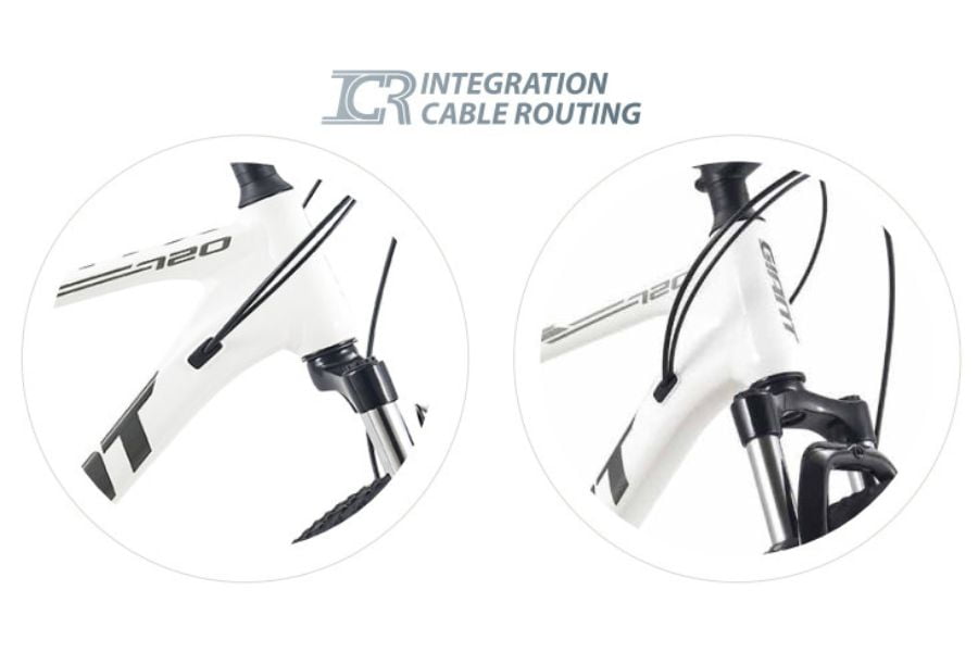 Xe đạp địa hình Giant ATX 720 bản 2022 giảm giá 800K 31 Dây cáp đi âm Xe đạp Giant ATX 720 bản 2022