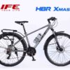 Xe đạp Life Hbr Xmas Ghi đen