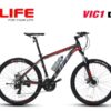 Xe đạp địa hình Life VIC1 giá rẻ chất lượng giảm ngay 199K 41 Xe đạp Life Vic1 Màu đen đỏ