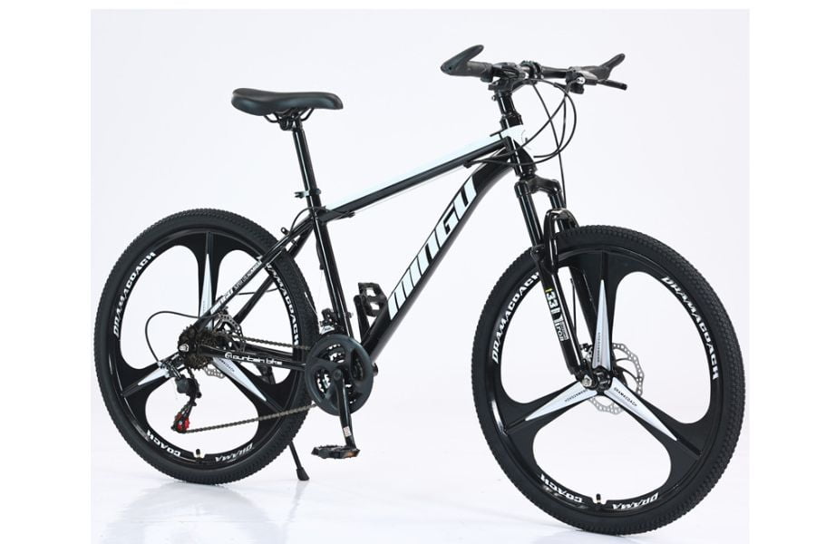 Xe đạp địa hình Mingu giá rẻ giảm giá 323K 57 Xe đạp địa Hình Mingu đen Trắng 3 đao