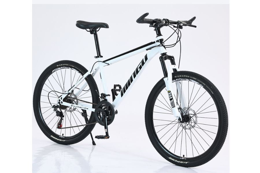 Xe đạp địa hình Mingu giá rẻ giảm giá 323K 49 Xe đạp địa Hình Mingu Trắng đen Vành Nan