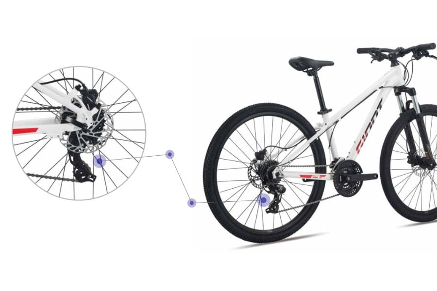 Xe đạp địa hình Giant ATX 26 bản 2024 chính hãng 12 phanh đĩa Xe đạp giant atx26 bản 2024