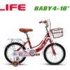 Xe đạp Life Baby4-16_ Màu đỏ