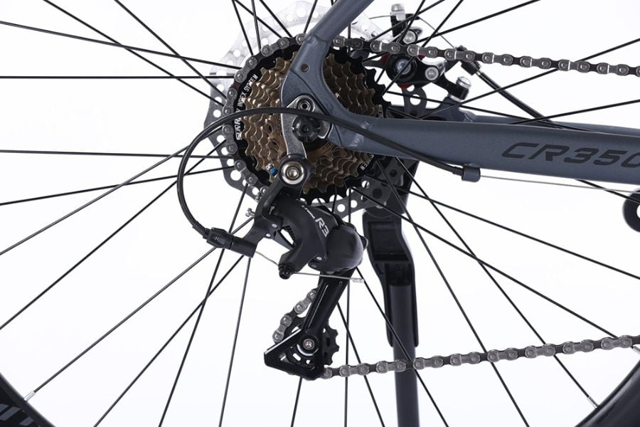 Xe đạp đua Califa CR350 hàng xịn giá rẻ giảm 300K 31 Củ đề Sau Xe đạp Califa Cr350