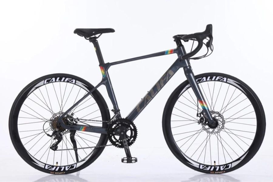 Xe đạp đua Califa CR450 tay lắc, cối nổ giảm 350K 23 Xe đạp Califa Cr450 Màu Xanh Xám