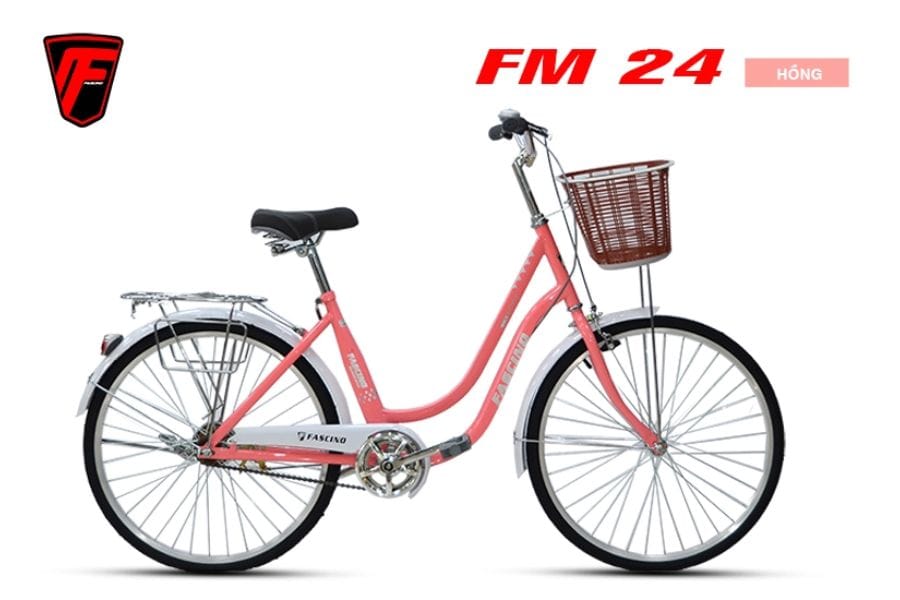 Xe đạp mini nữ Fascino FM24 giảm giá 250K 41 Xe đạp Mini Nữ Fascino Fm24 Màu Hồng