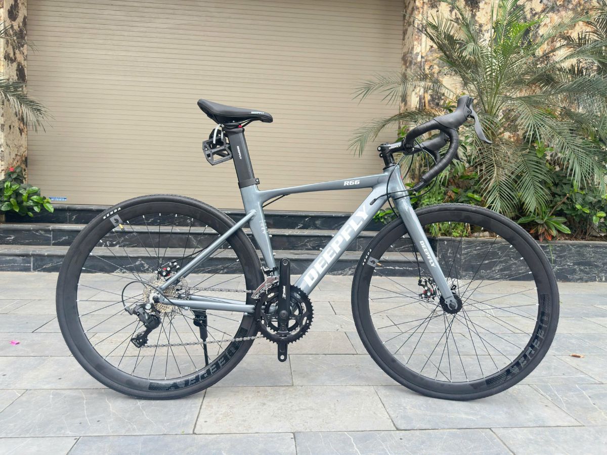 Alternative view of Xe đạp đua DeepFly R66 siêu chất giá cực rẻ khung nhôm bản dẹt
